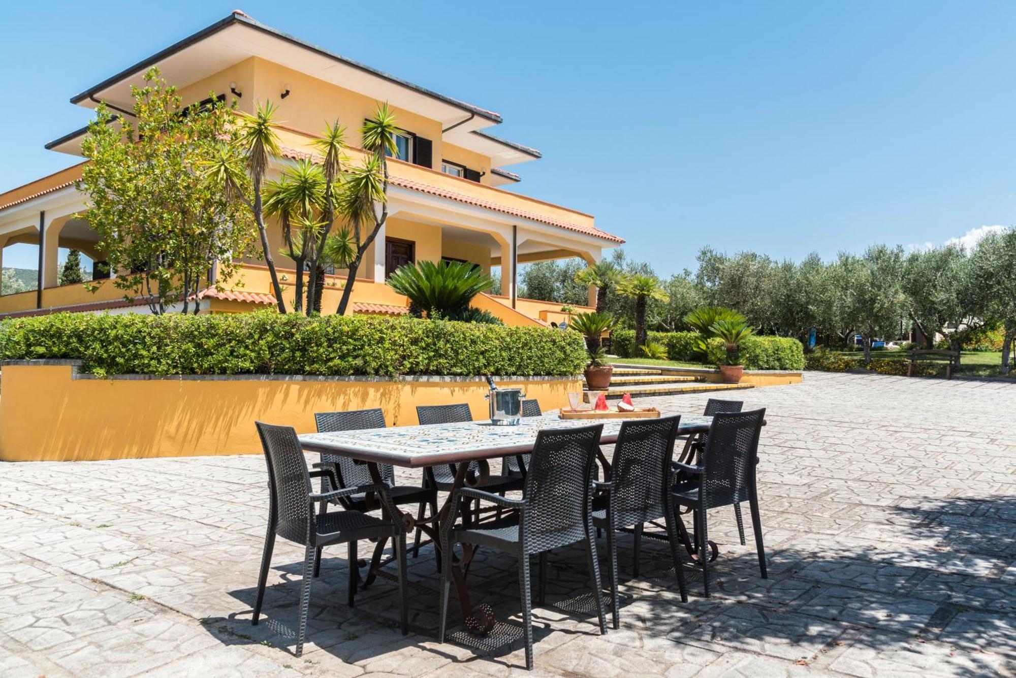 Villa Tina Santa Maria di Castellabate Exteriör bild